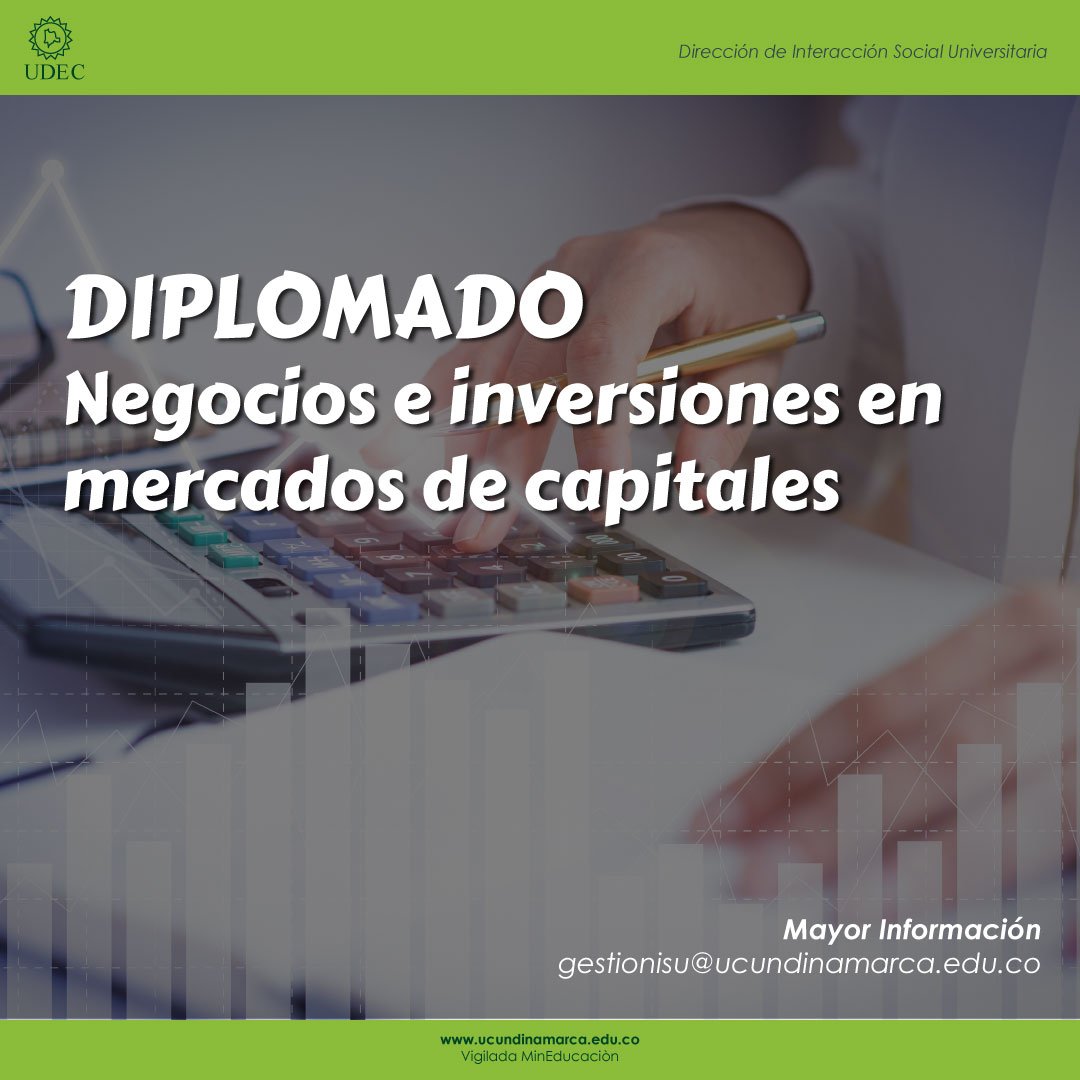 Diplomado en Inversiones y mercados capitales
