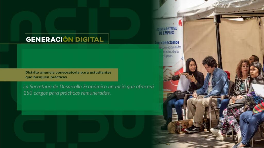 Distrito anuncia convocatoria para estudiantes que busquen prácticas