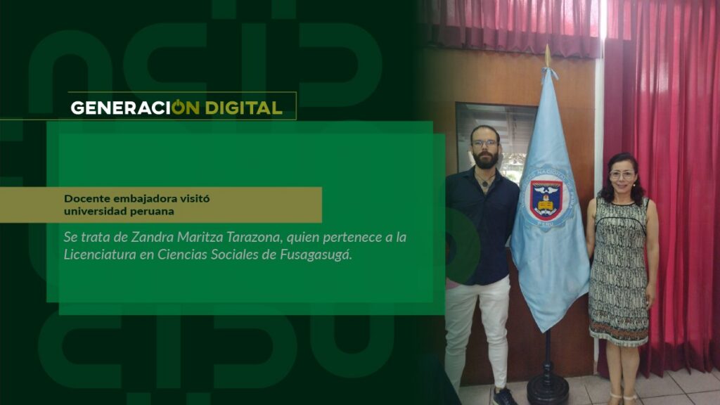 Docente embajadora visitó universidad peruana — imagen 1 de 3
