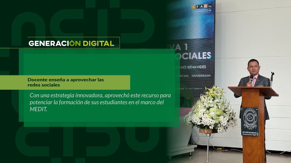 Docente enseña a aprovechar las redes sociales