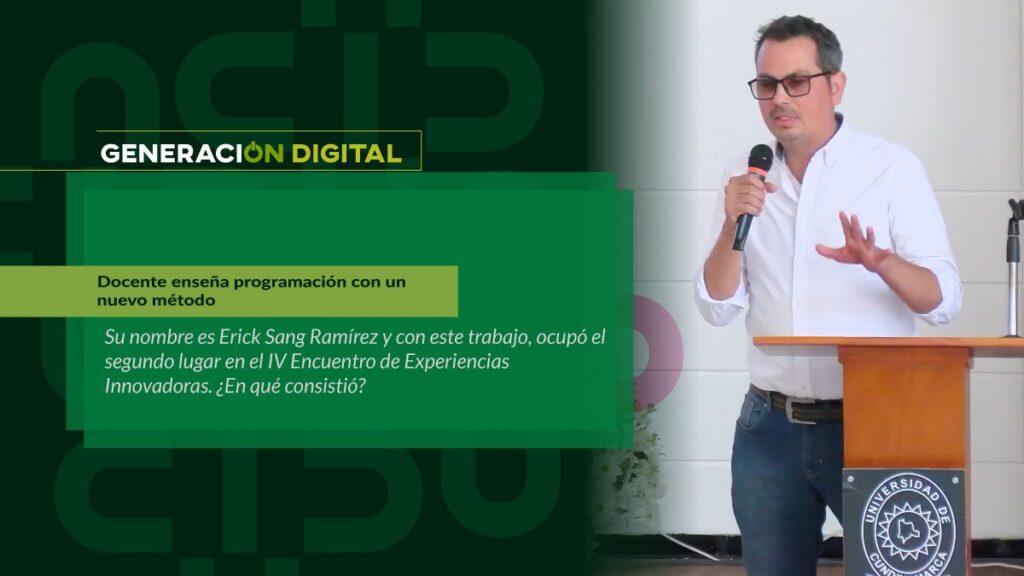 Docente enseña programación con un nuevo método