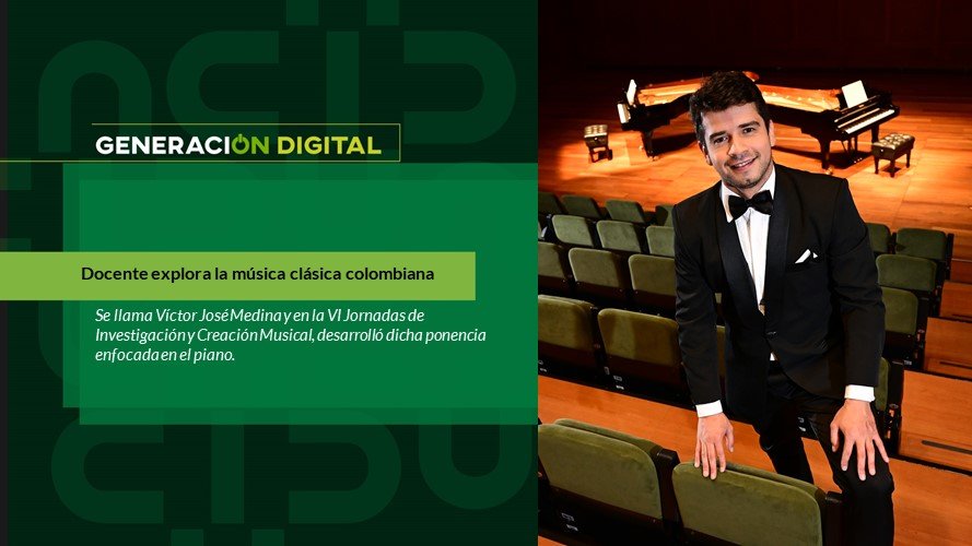 Docente explora la música clásica colombiana