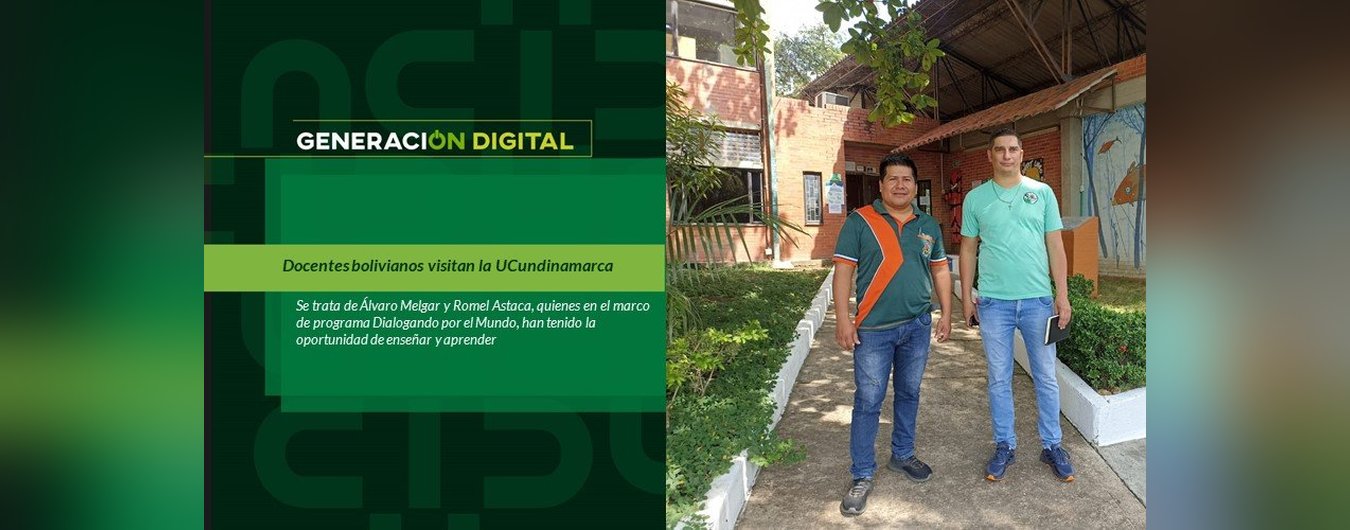 Bolivian teachers visit UCundinamarca