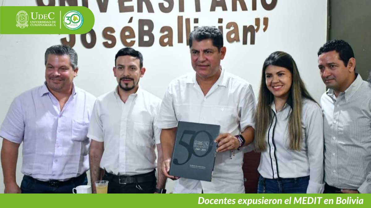 Docentes expusieron el MEDIT en Bolivia — imagen 4 de 4
