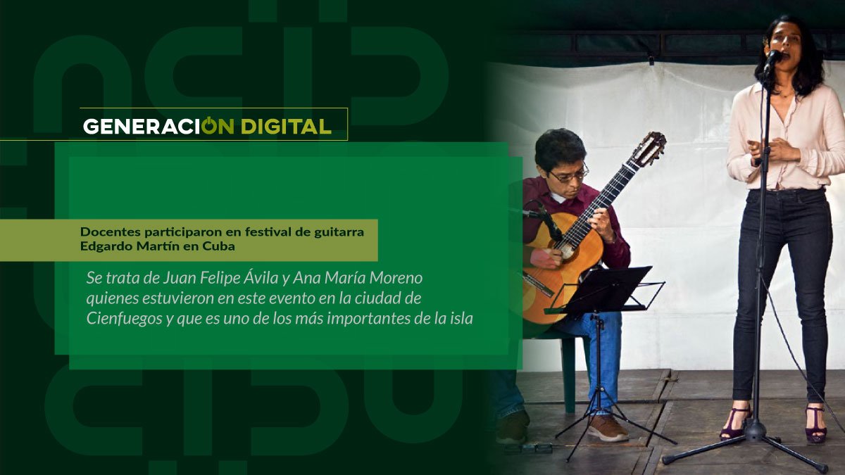 Teachers participated in the Edgardo Martín guitar festival in Cuba
