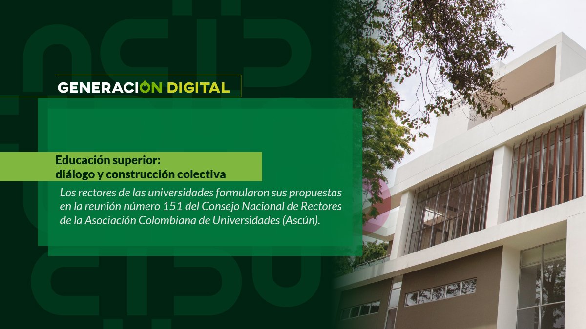 Educación superior: diálogo y construcción colectiva