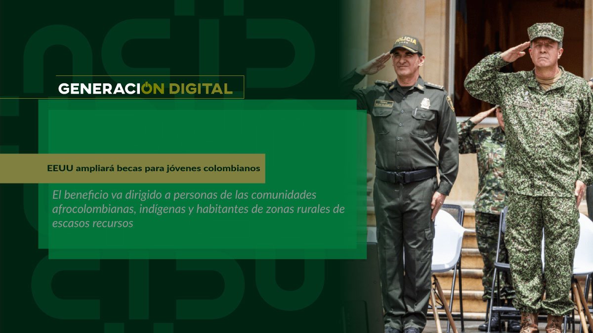 EEUU ampliará becas para jóvenes colombianos