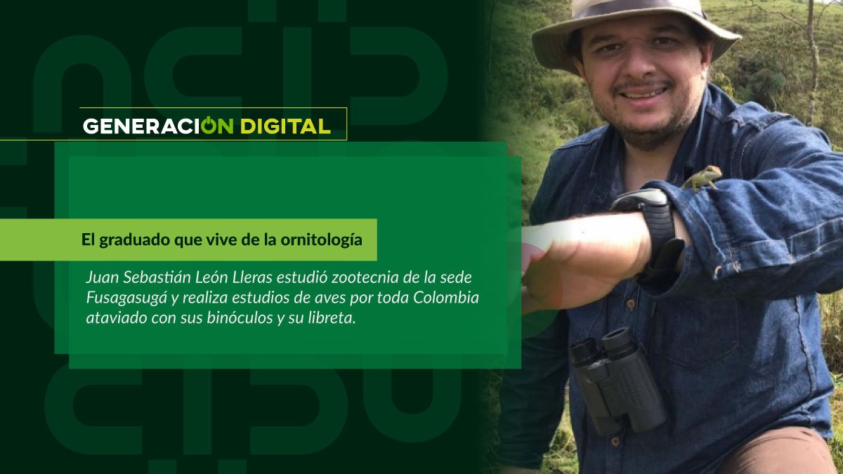 El graduado que vive de la ornitología