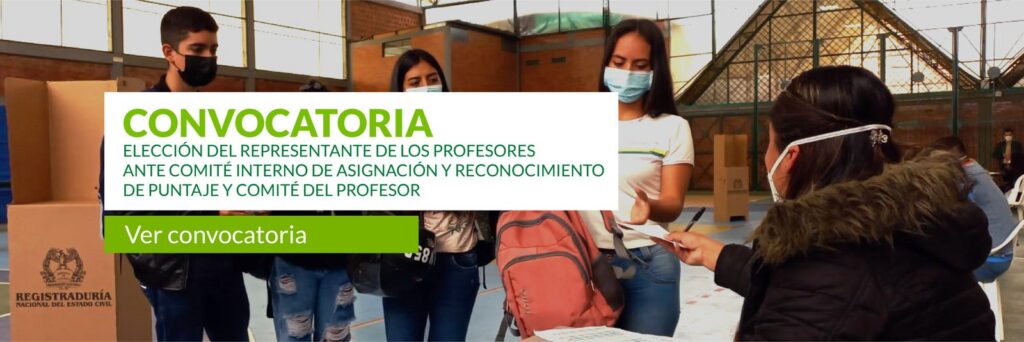 Elección representante comité de profesor y de puntaje