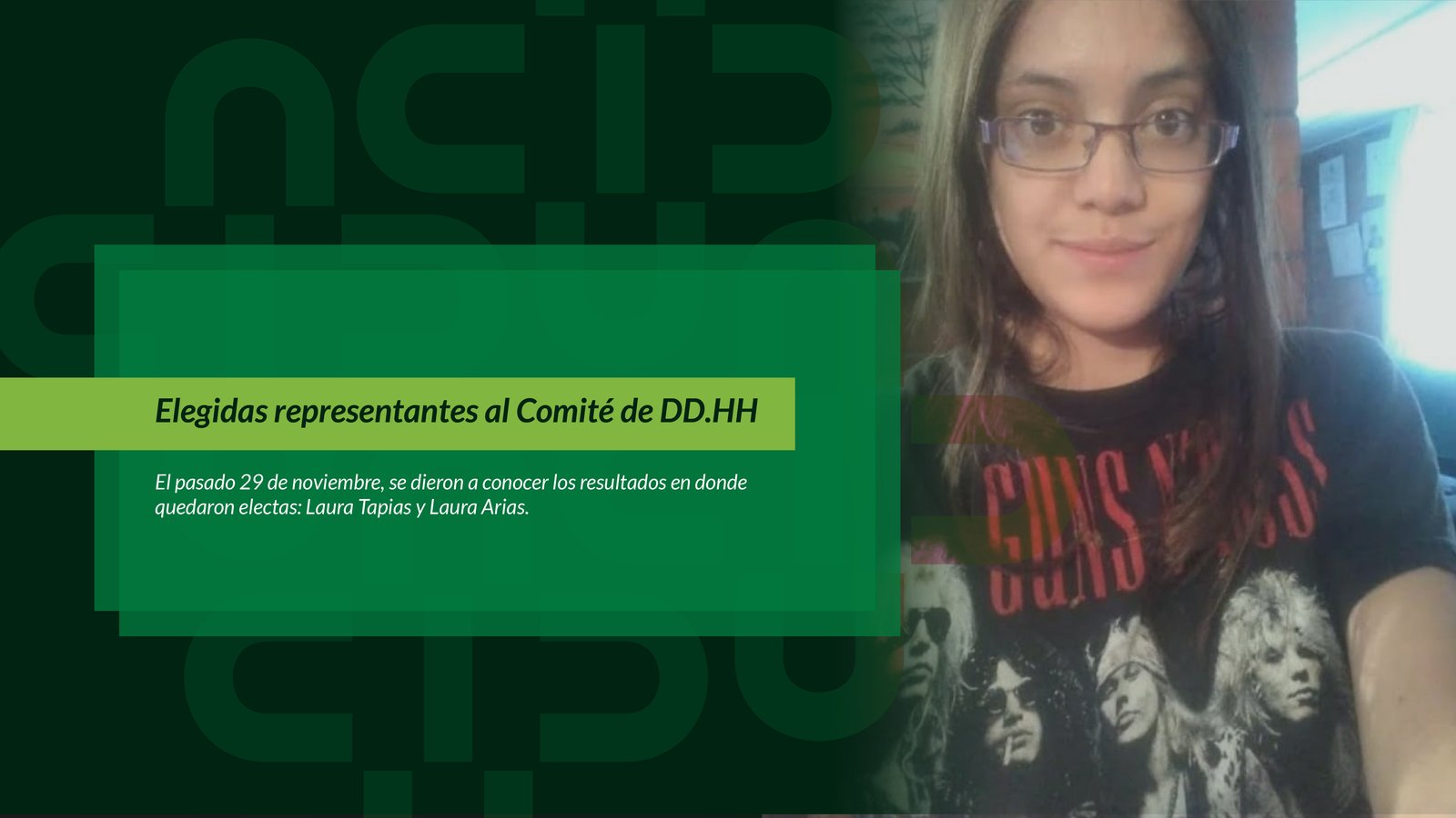 Elegidas representantes al Comité de DD.HH