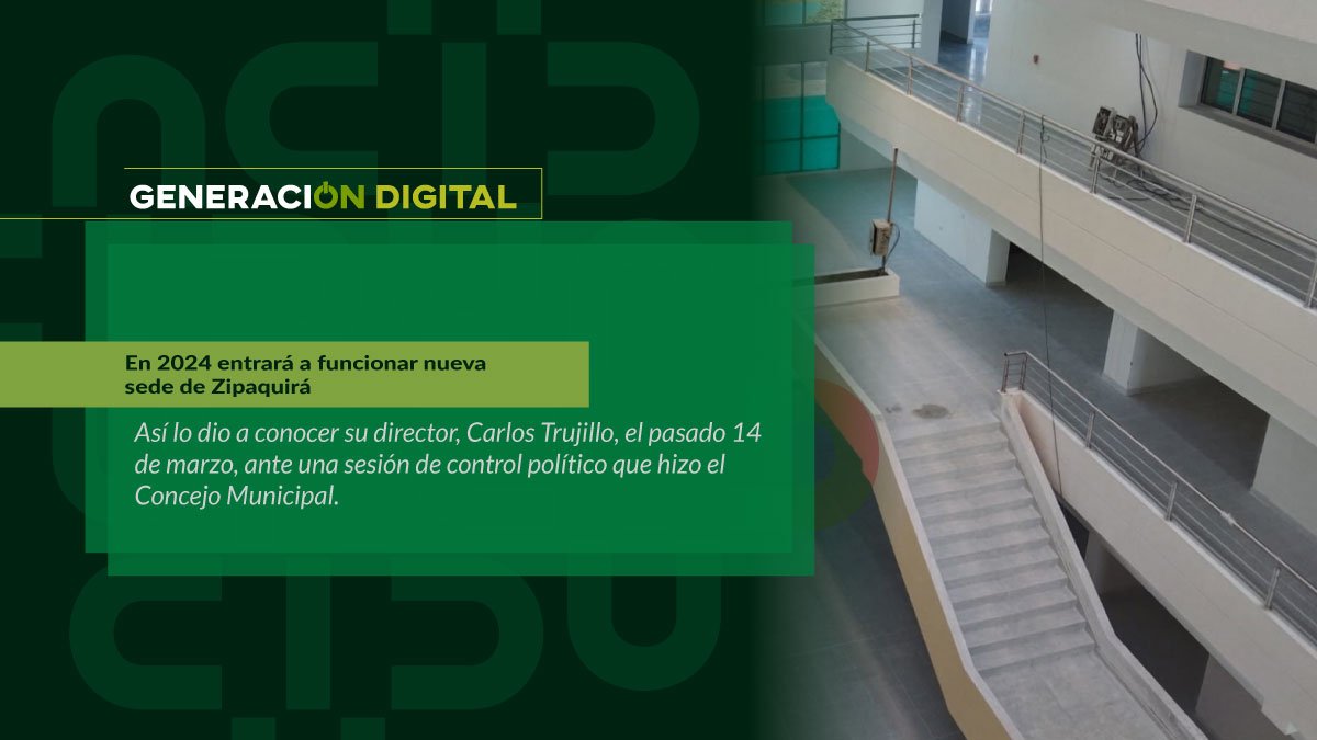 En 2024 entrará a funcionar nueva sede de Zipaquirá — imagen 1 de 5