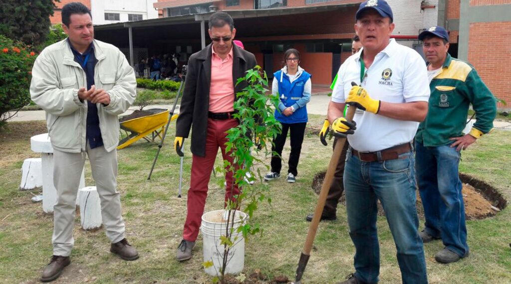 En Soacha, Jornada de Arborización