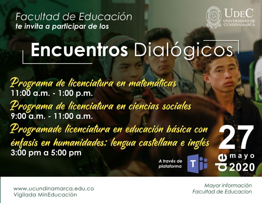 Encuentro dialógico Facultad de Educación