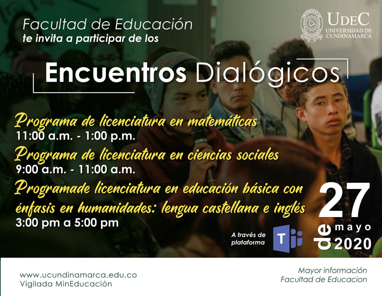 Encuentro dialógico Facultad de Educación
