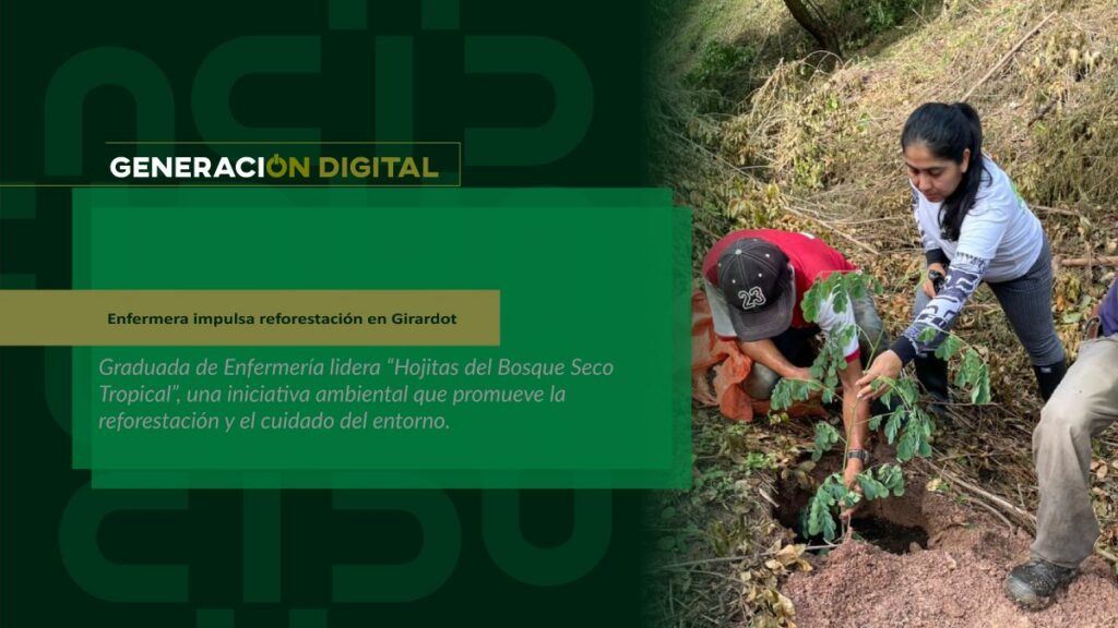 Enfermera impulsa reforestación en Girardot — imagen 1 de 6