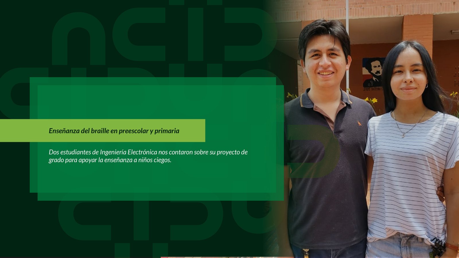 Enseñanza del braille en preescolar y primaria