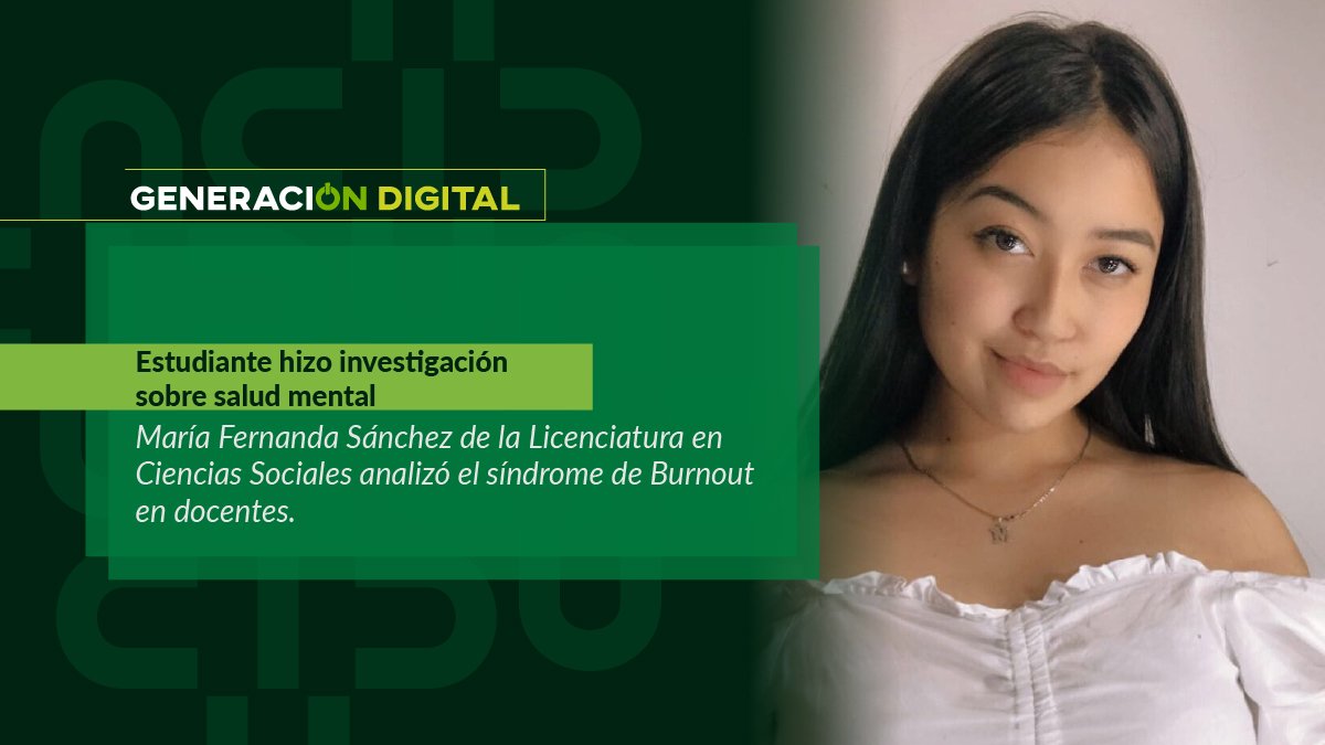 Estudiante hizo investigación sobre salud mental