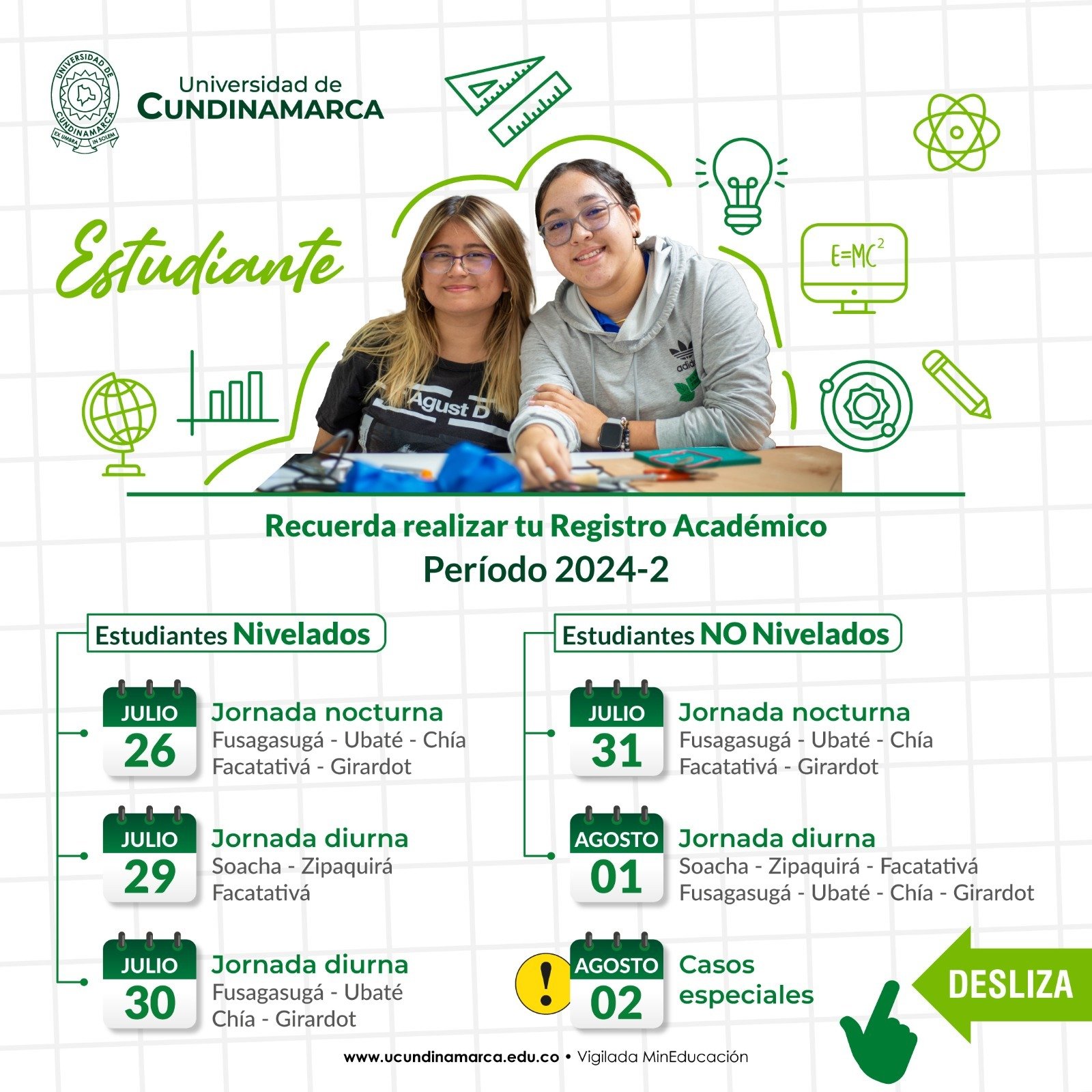 Estudiante ¡No olvides hacer tu registro académico! — imagen 1 de 2