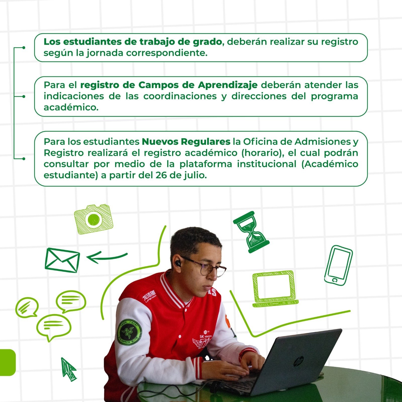 Estudiante ¡No olvides hacer tu registro académico! — imagen 2 de 2