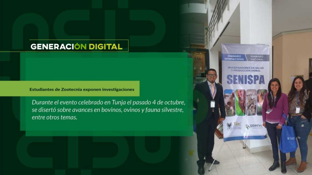 Estudiantes de Zootecnia exponen investigaciones