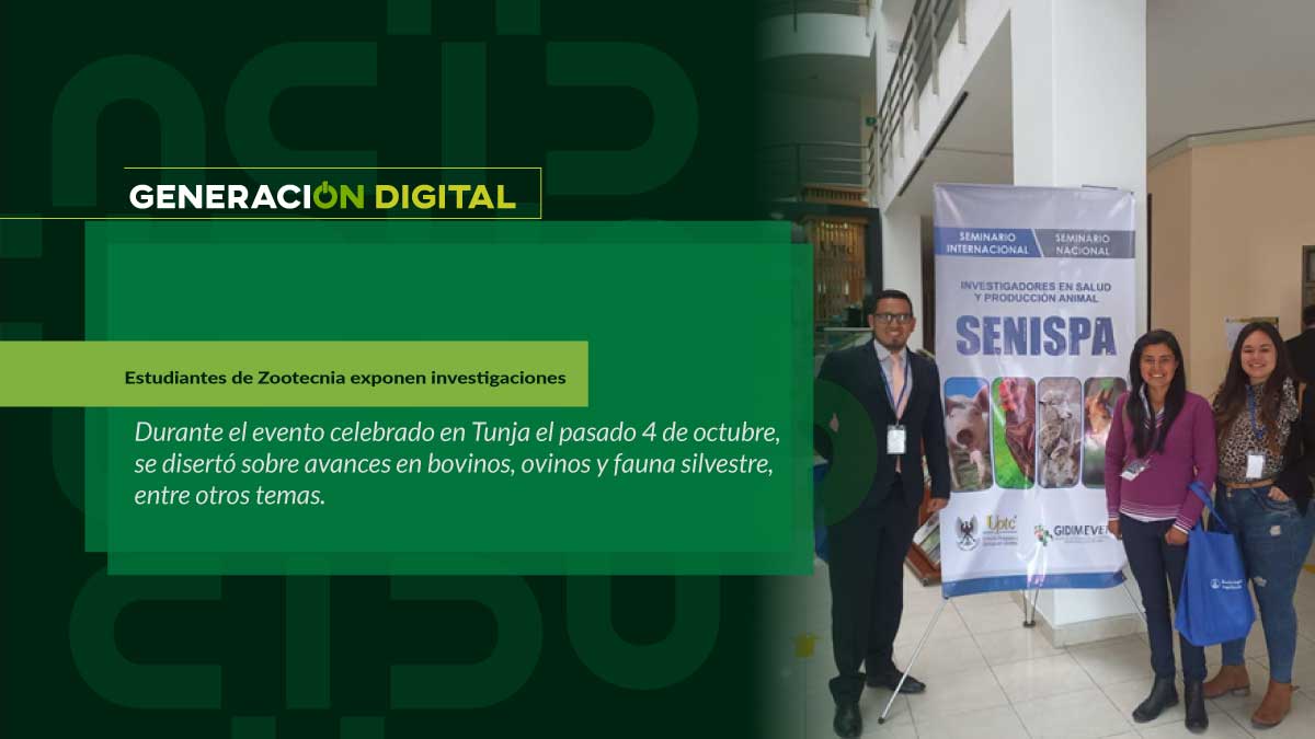 Estudiantes de Zootecnia exponen investigaciones