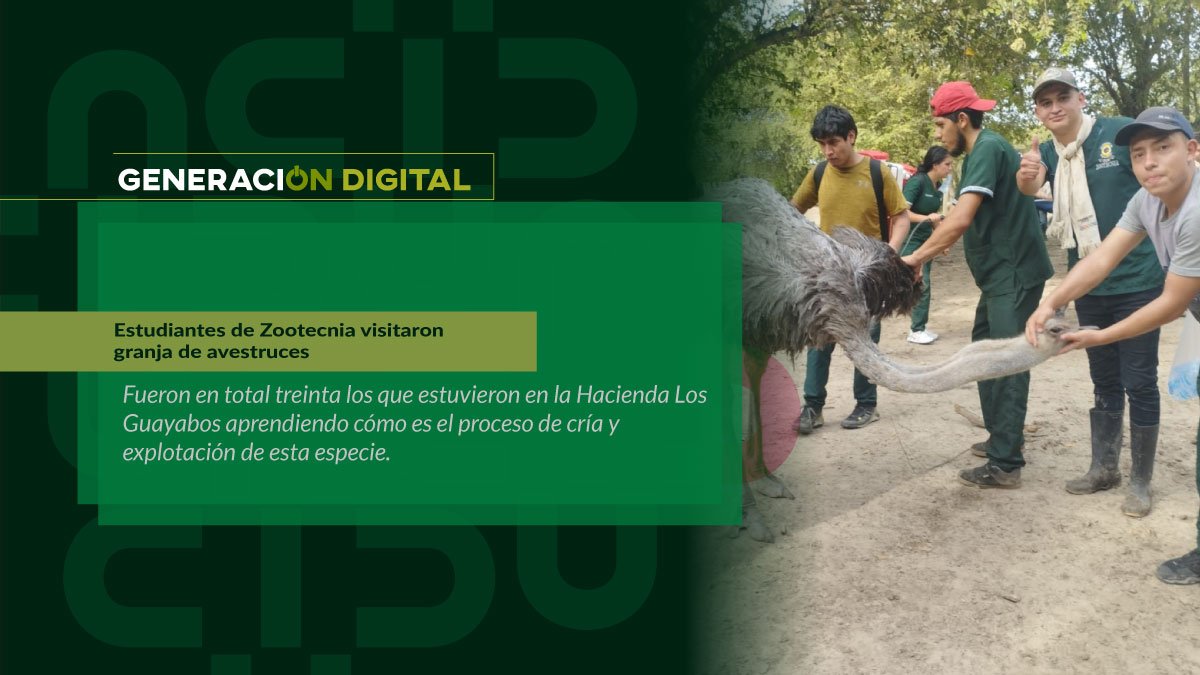 Estudiantes de Zootecnia visitaron granja de avestruces