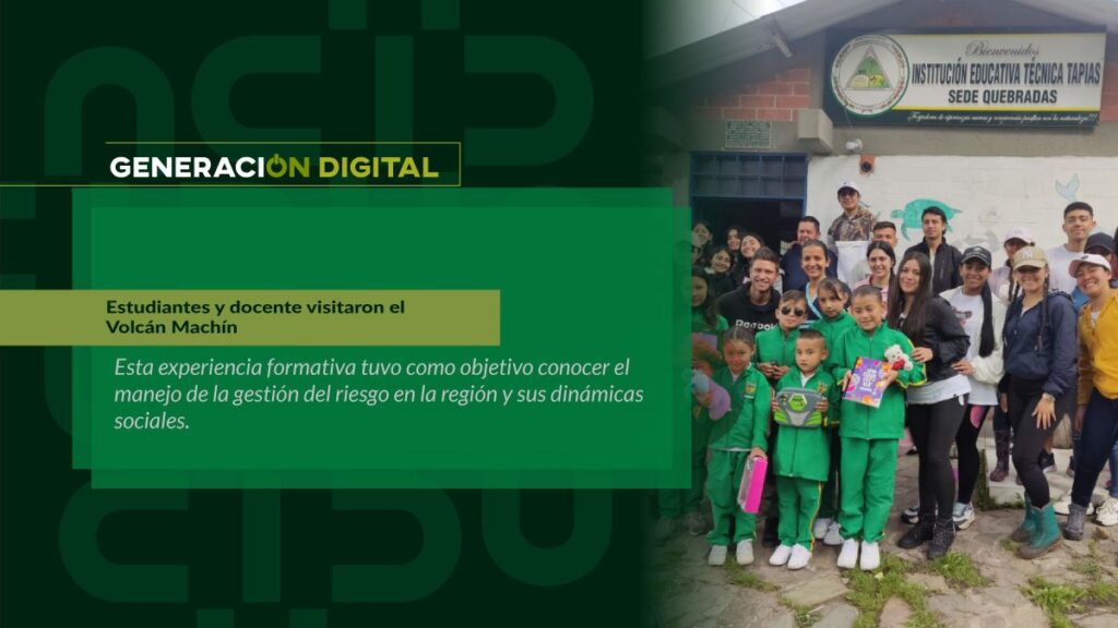 Estudiantes y docente visitaron el Volcán Machín