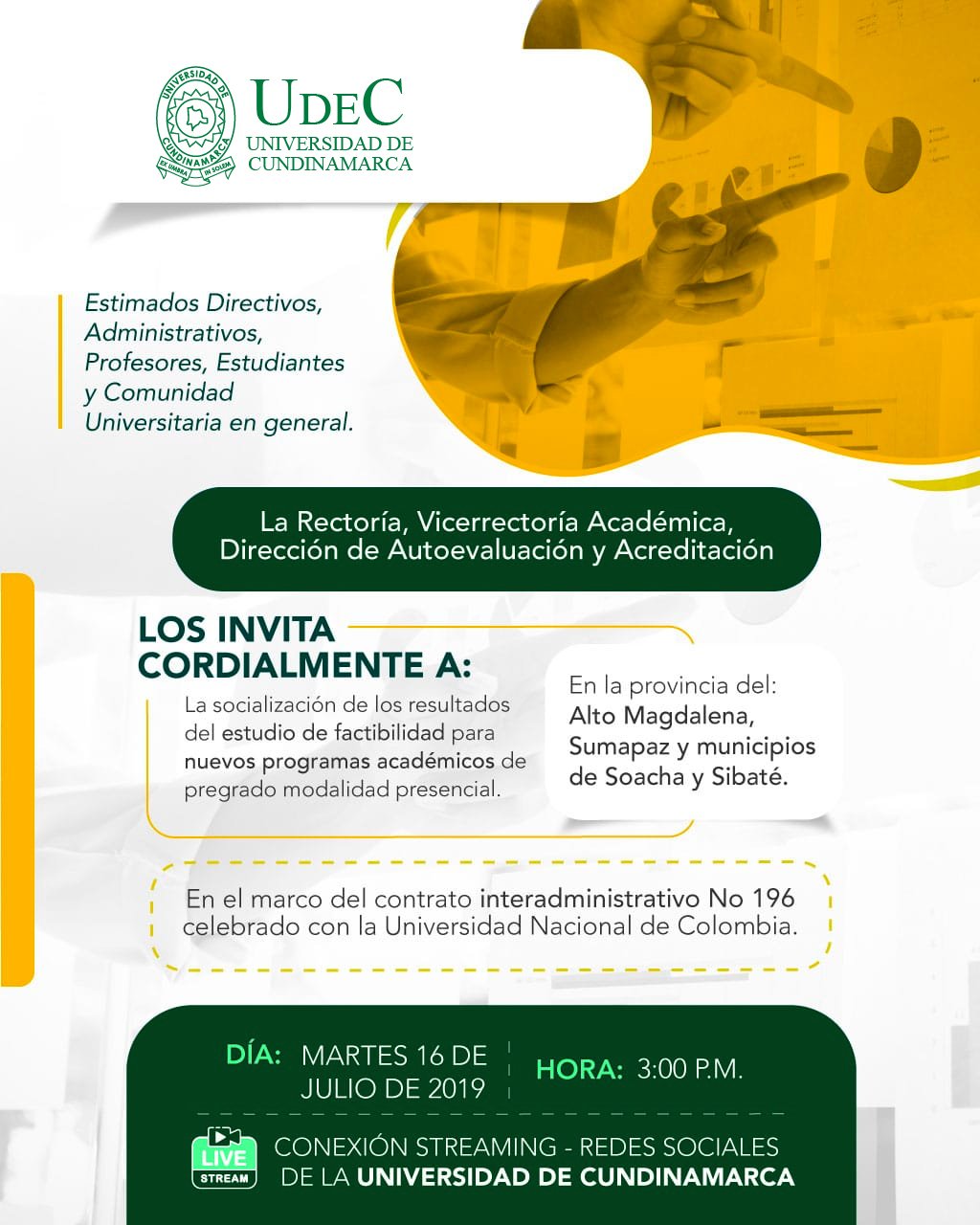Estudio de factibilidad de nuevos programas