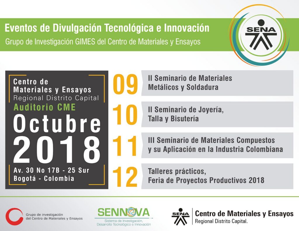 Technology Dissemination and Innovation Events Materials and Testing Center 2018 260918