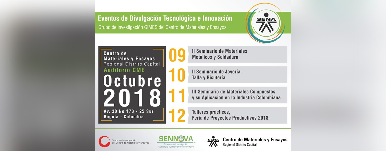 Technology Dissemination and Innovation Events Materials and Testing Center 2018 260918