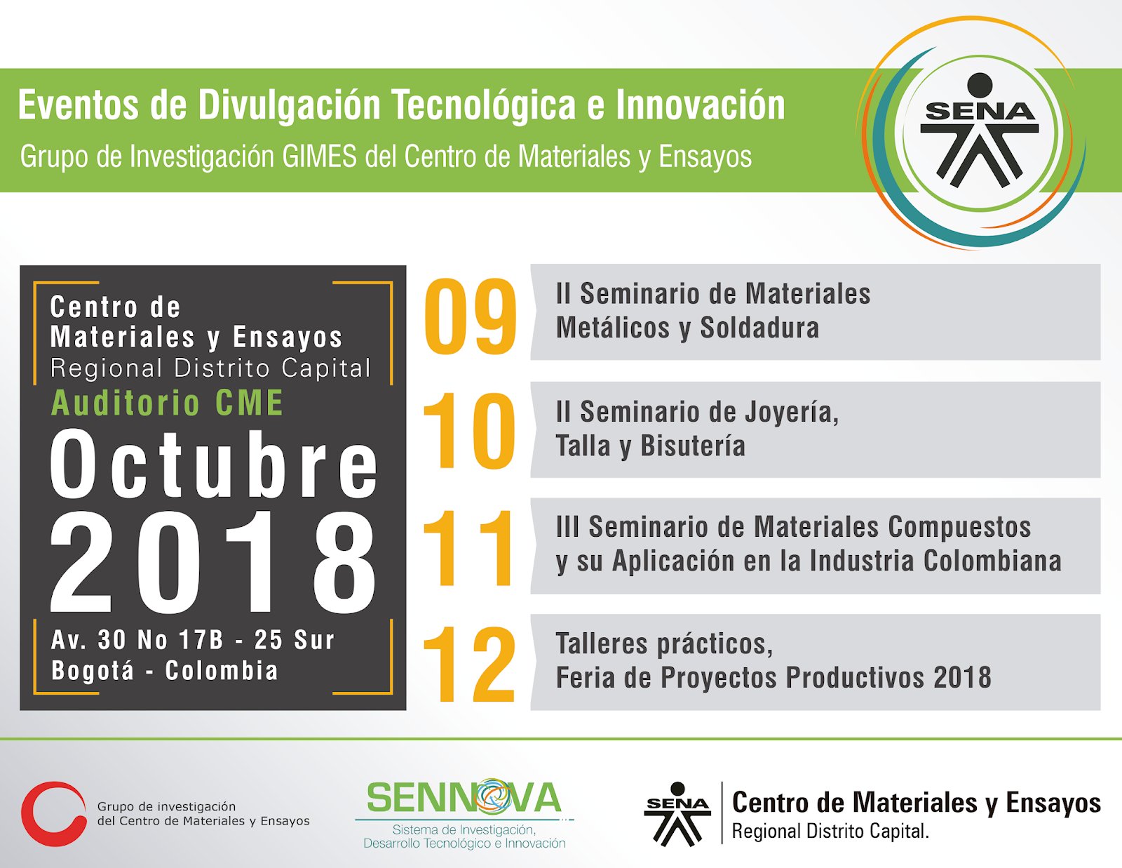 Technology Dissemination and Innovation Events Materials and Testing Center 2018 260918 Technology Dissemination and Innovation Events Materials and Testing Center 2018 260918