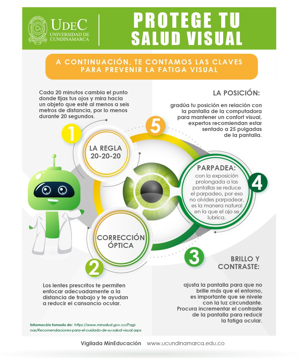 Avoid eye strain
