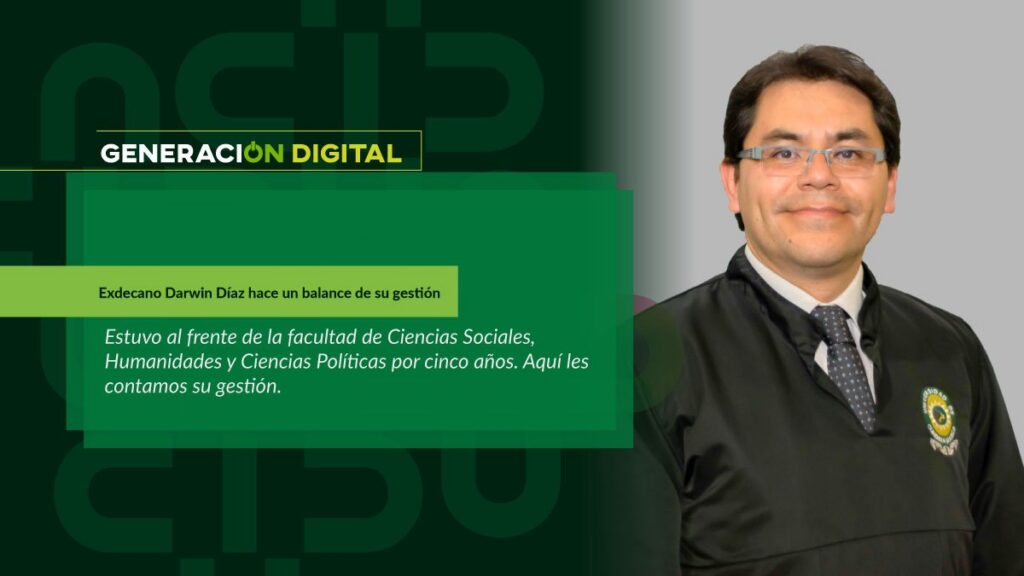 Exdecano Darwin Díaz hace un balance de su gestión