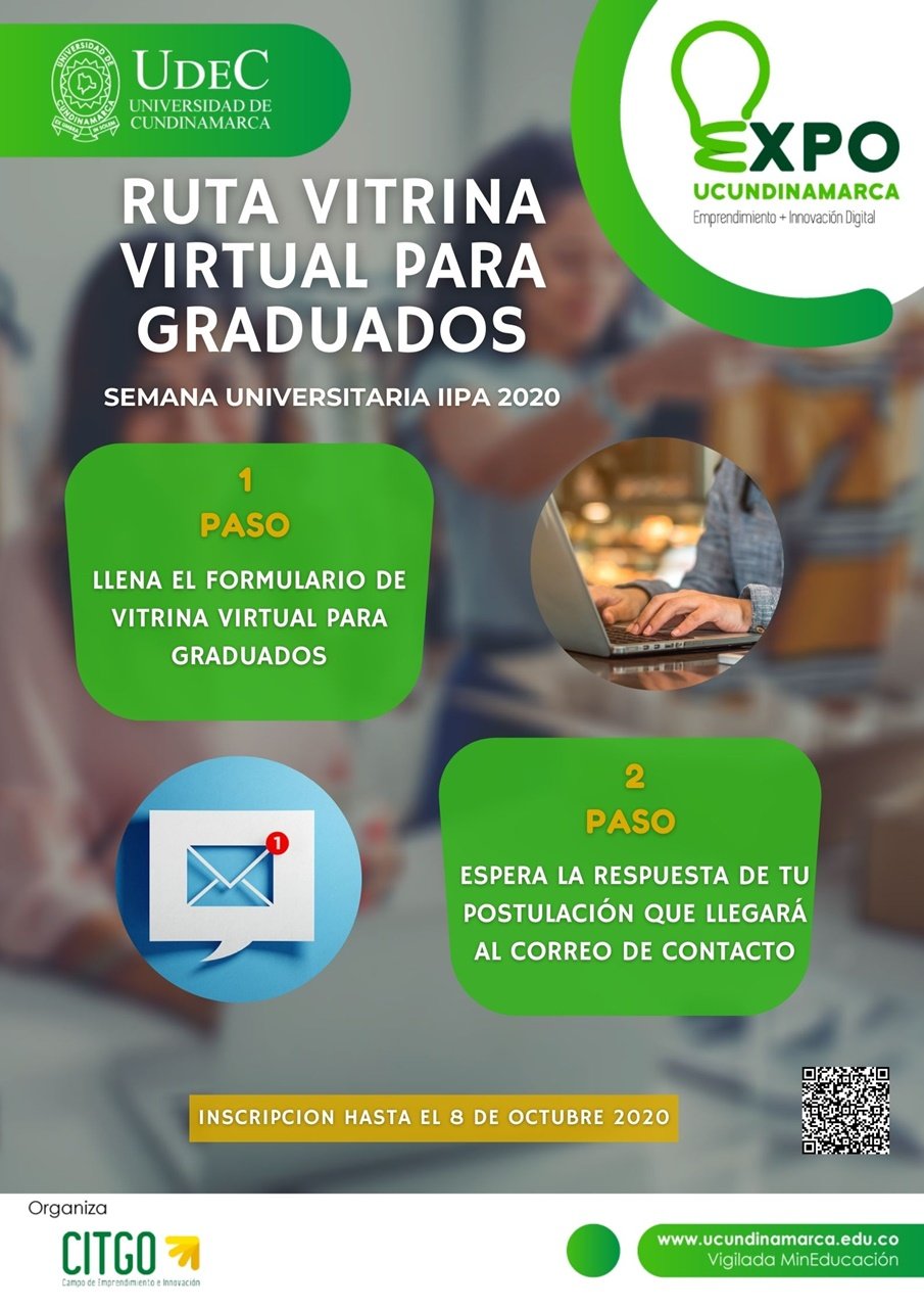 Expo UCundinamarca, Espacio para ser Innovador y Emprendedor — imagen 3 de 4 Expo UCundinamarca, Espacio para ser Innovador y Emprendedor — imagen 3 de 4