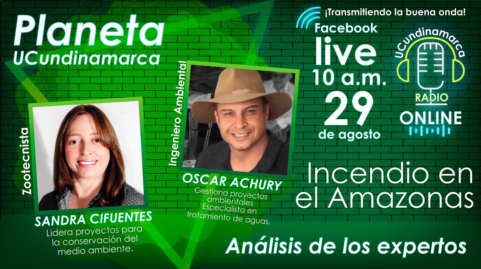 Facebook Live: Análisis del incendio de la Amazonía