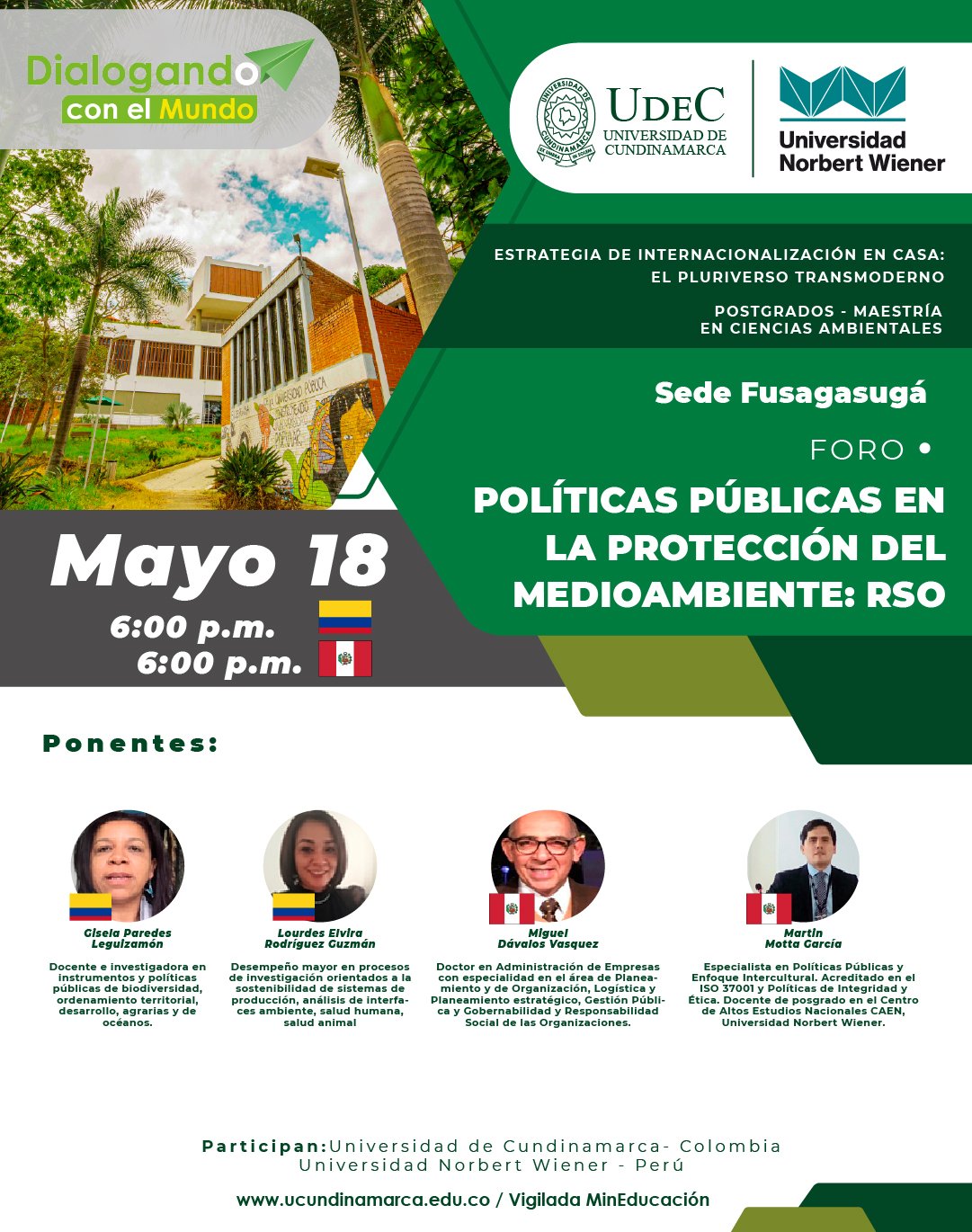 Foro. Políticas públicas en la protección del medioambiente Foro. Políticas públicas en la protección del medioambiente