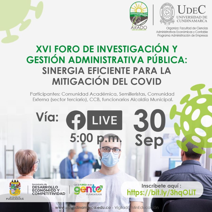 Foro sobre la reactivación económica en Fusagasugá Foro sobre la reactivación económica en Fusagasugá