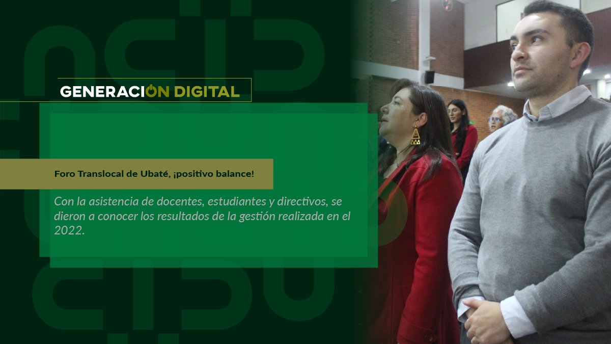 Foro Translocal de Ubaté, ¡positivo balance! — imagen 1 de 4