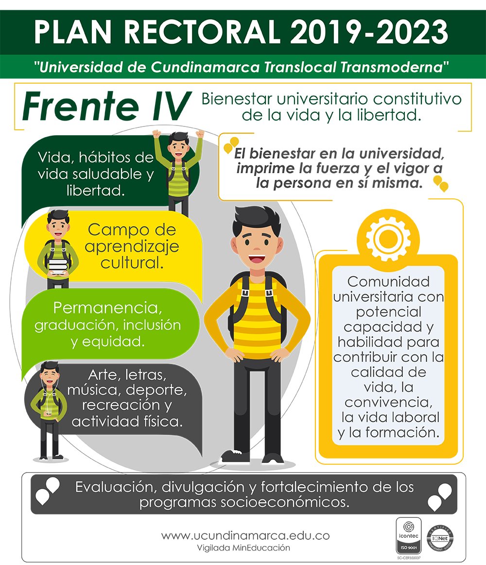 Frentes estratégicos Plan Rectoral 2019 - 2023 — imagen 4 de 5