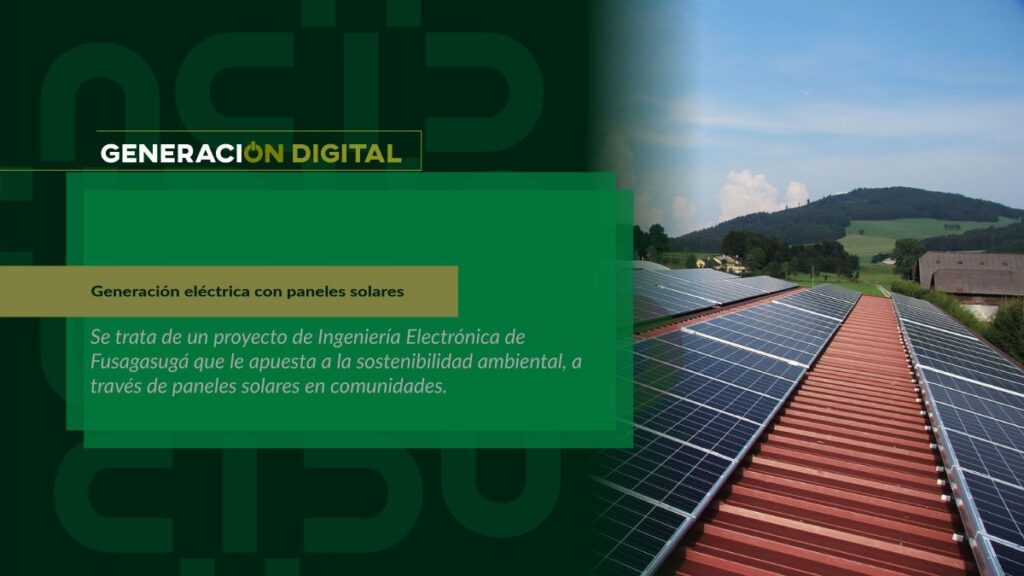 Electricity generation with solar panels
