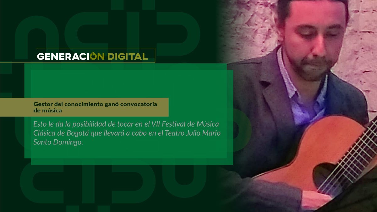 Gestor del conocimiento ganó convocatoria de música