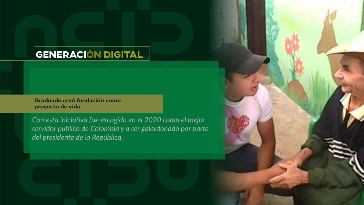 Graduado creó fundación como proyecto de vida