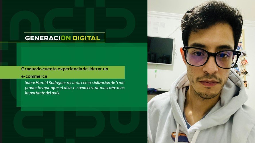 Graduado cuenta experiencia de liderar un e-commerce