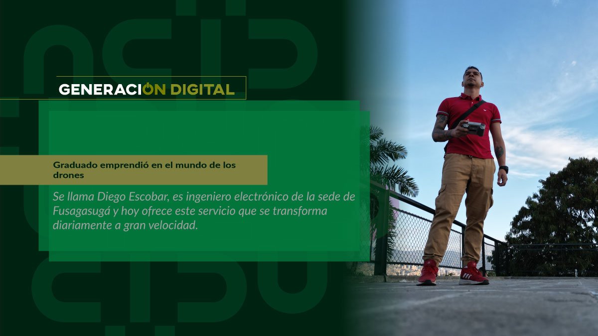 Graduado emprendió en el mundo de los drones