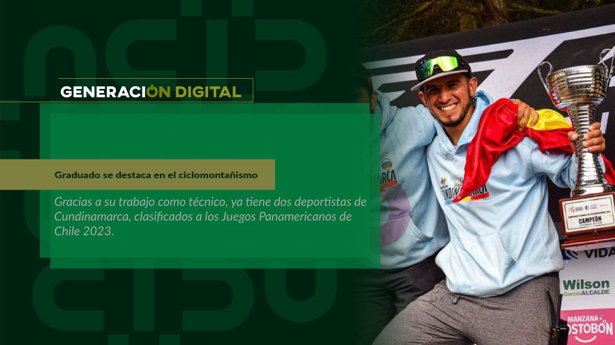 Graduado se destaca en el ciclomontañismo