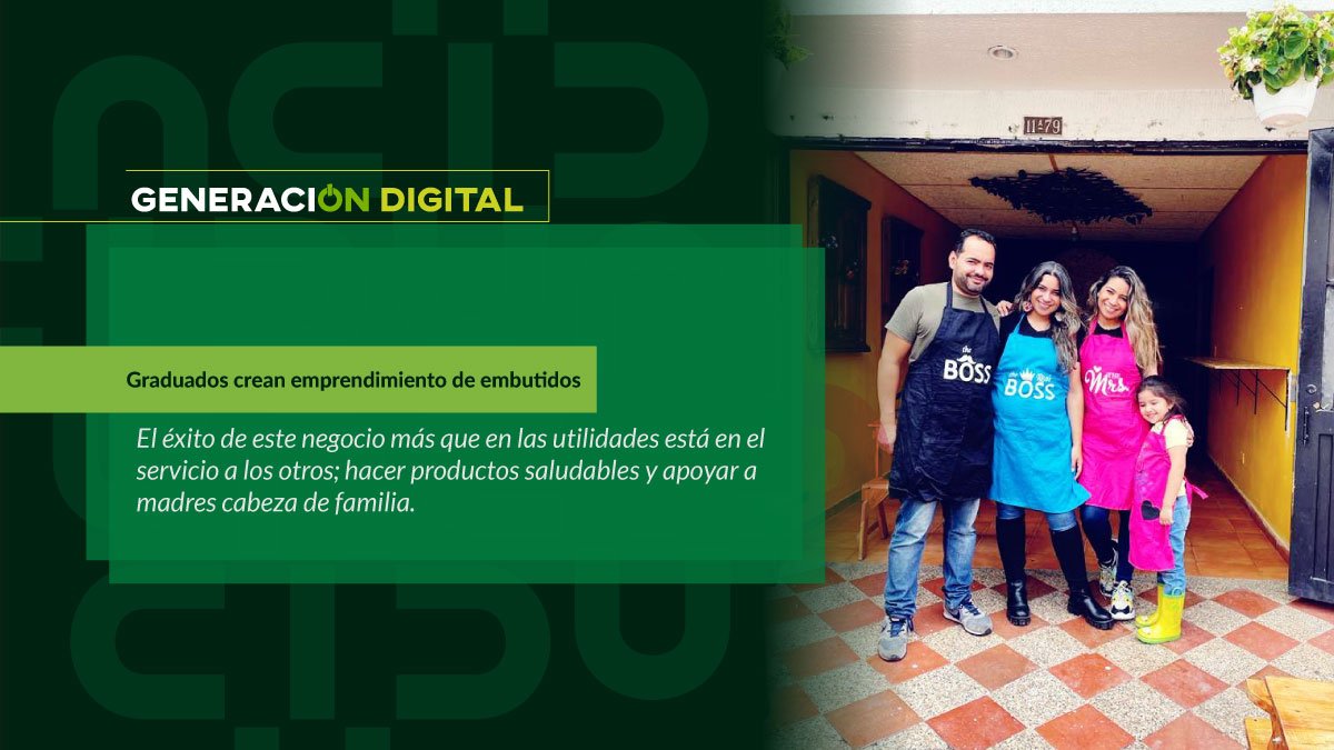 Graduados crean emprendimiento de embutidos