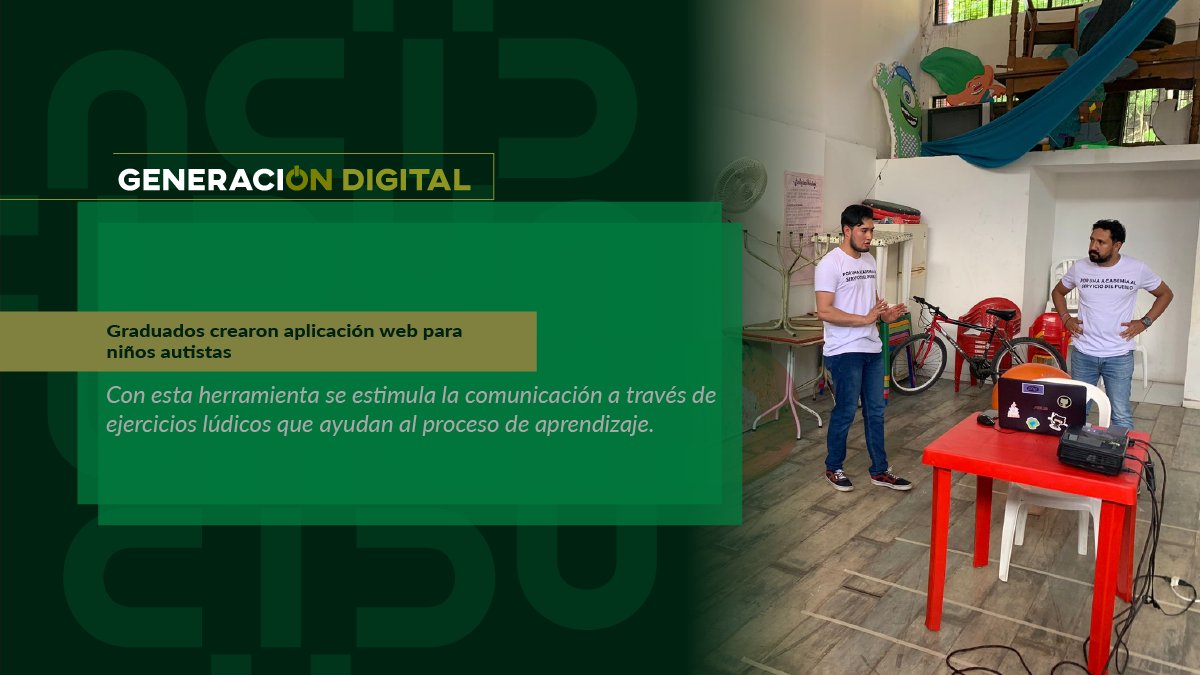 Graduados crearon aplicación web para niños autistas — imagen 1 de 4