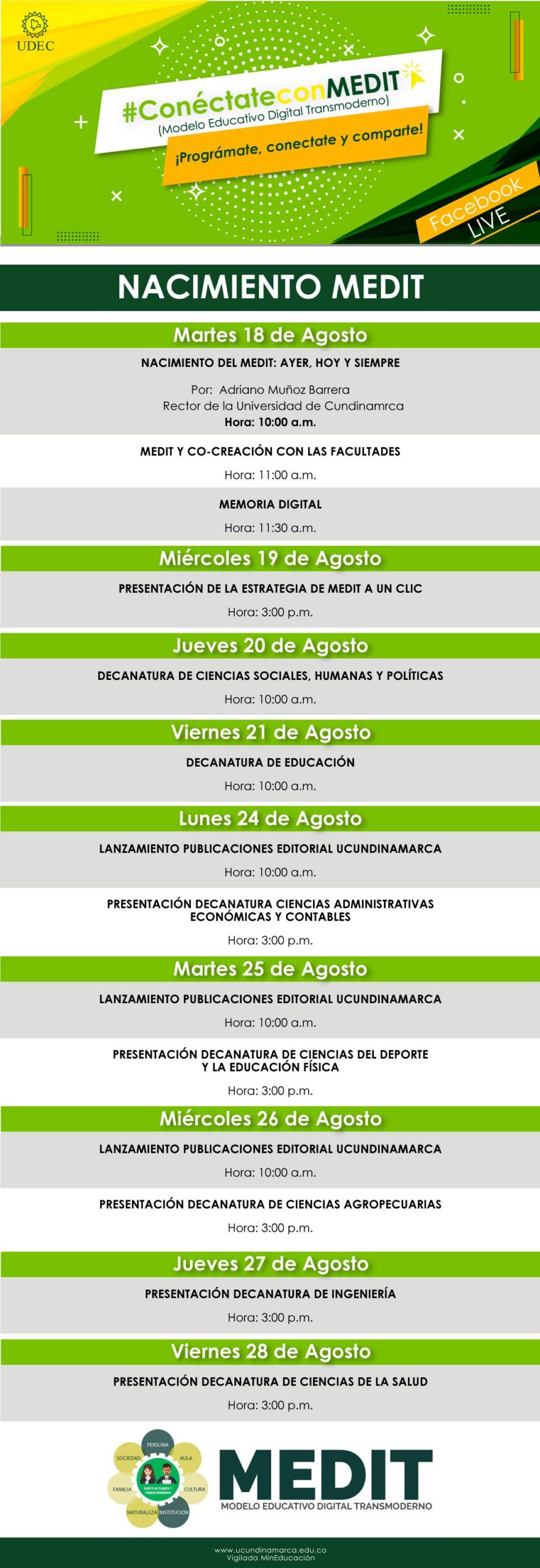 Gran lanzamiento Conéctate con MEDIT