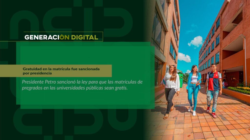 Gratuidad en la matrícula fue sancionada por presidencia