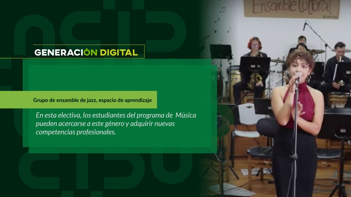 Grupo de ensamble de jazz, espacio de aprendizaje